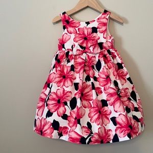 Janie and Jack Girls Floral Fancy Valentines Day Dress 2T